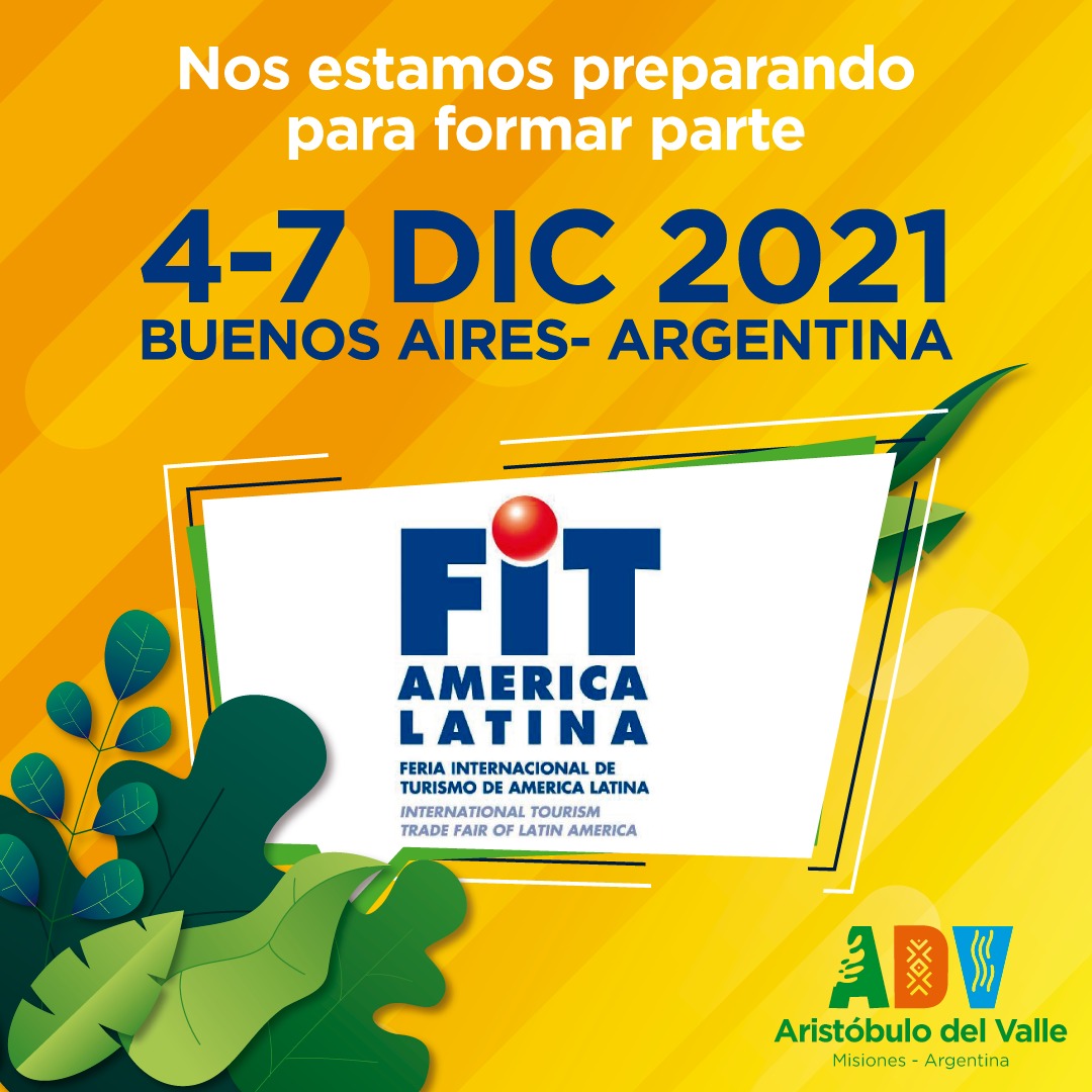 Aristóbulo del Valle estará presente en la Feria de Turismo 2021