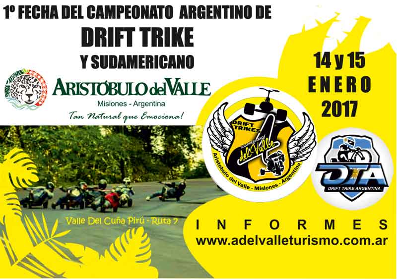 Campeonato Argentino y Sudamericano de Drift Trike