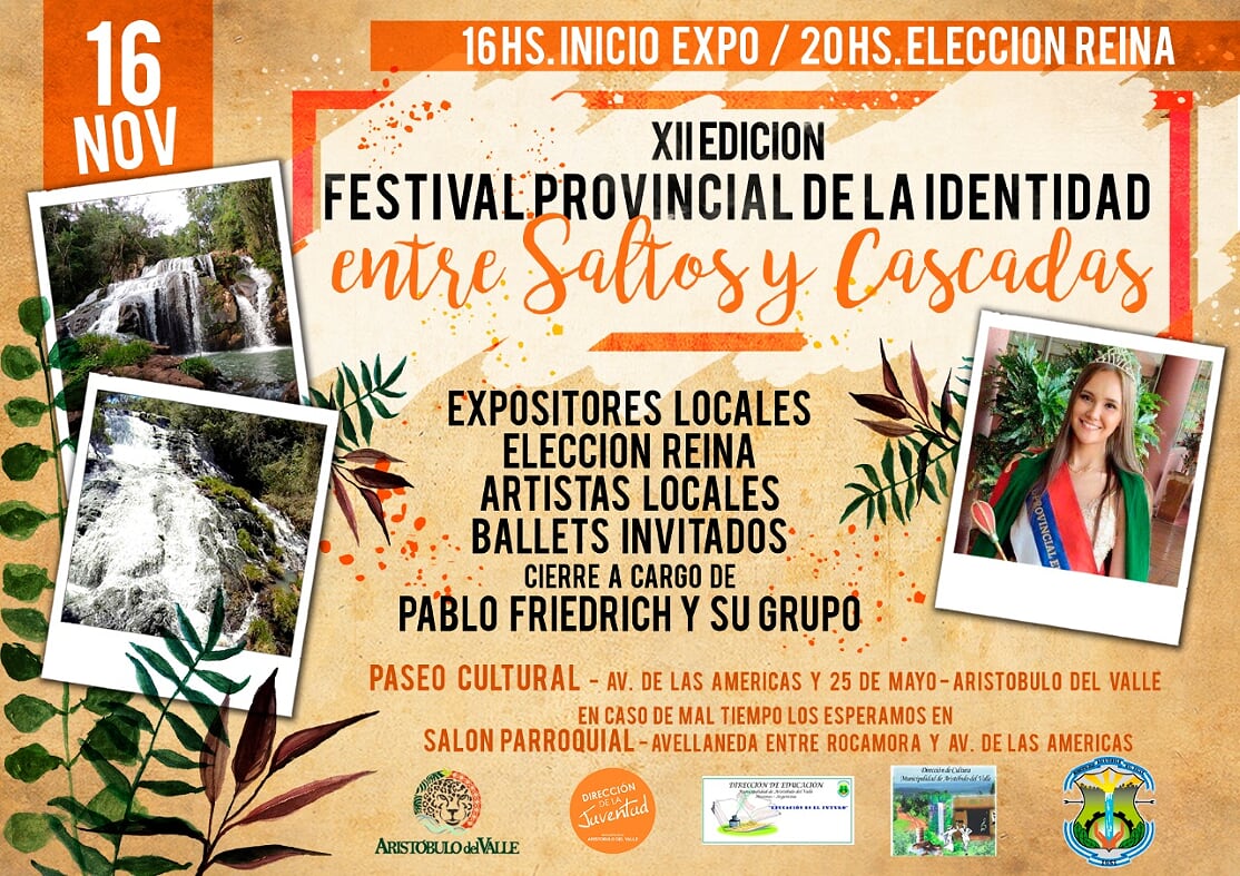 Festival Provincial de la Identidad Entre Saltos y Cascadas