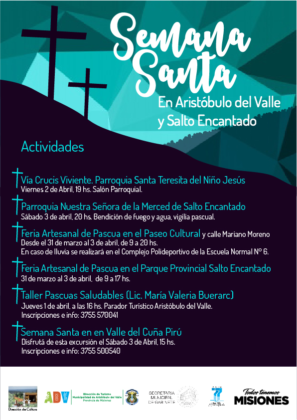 ¡Te invitamos a sumarte a las actividades de Semana Santa!