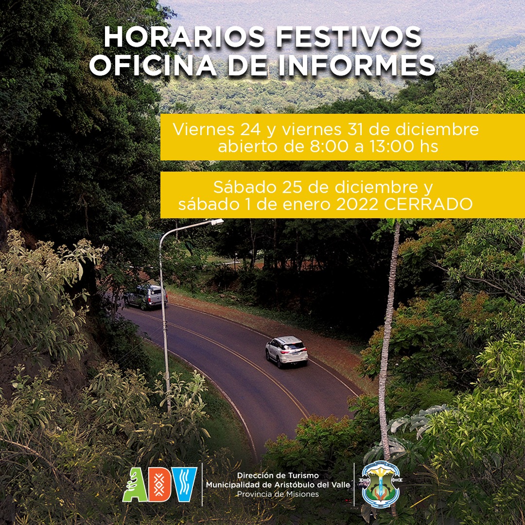 HORARIOS DIAS FESTIVOS