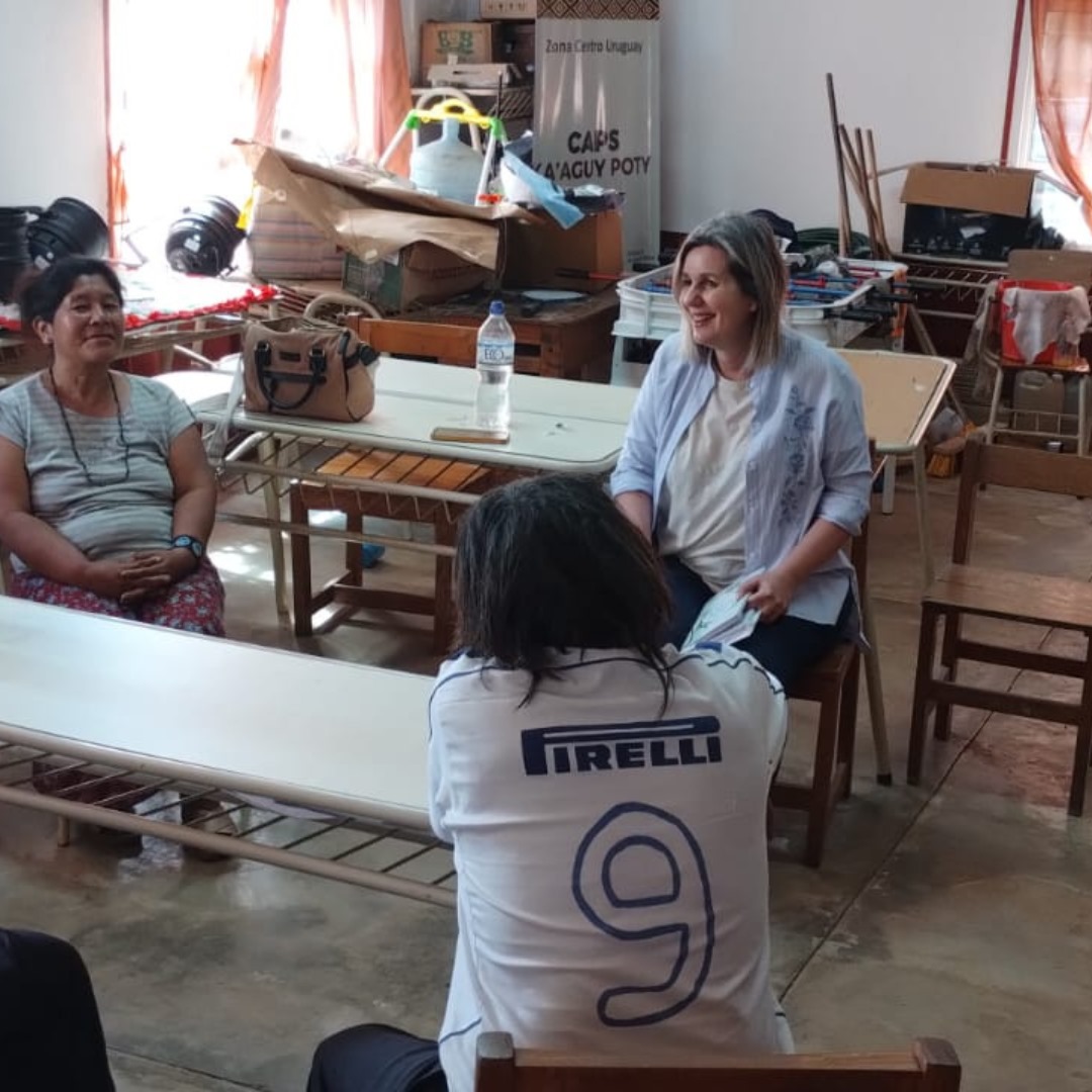 Reunión con Representantes de las Comunidades Mbyá Guaraní del Valle del Cuña Pirú.