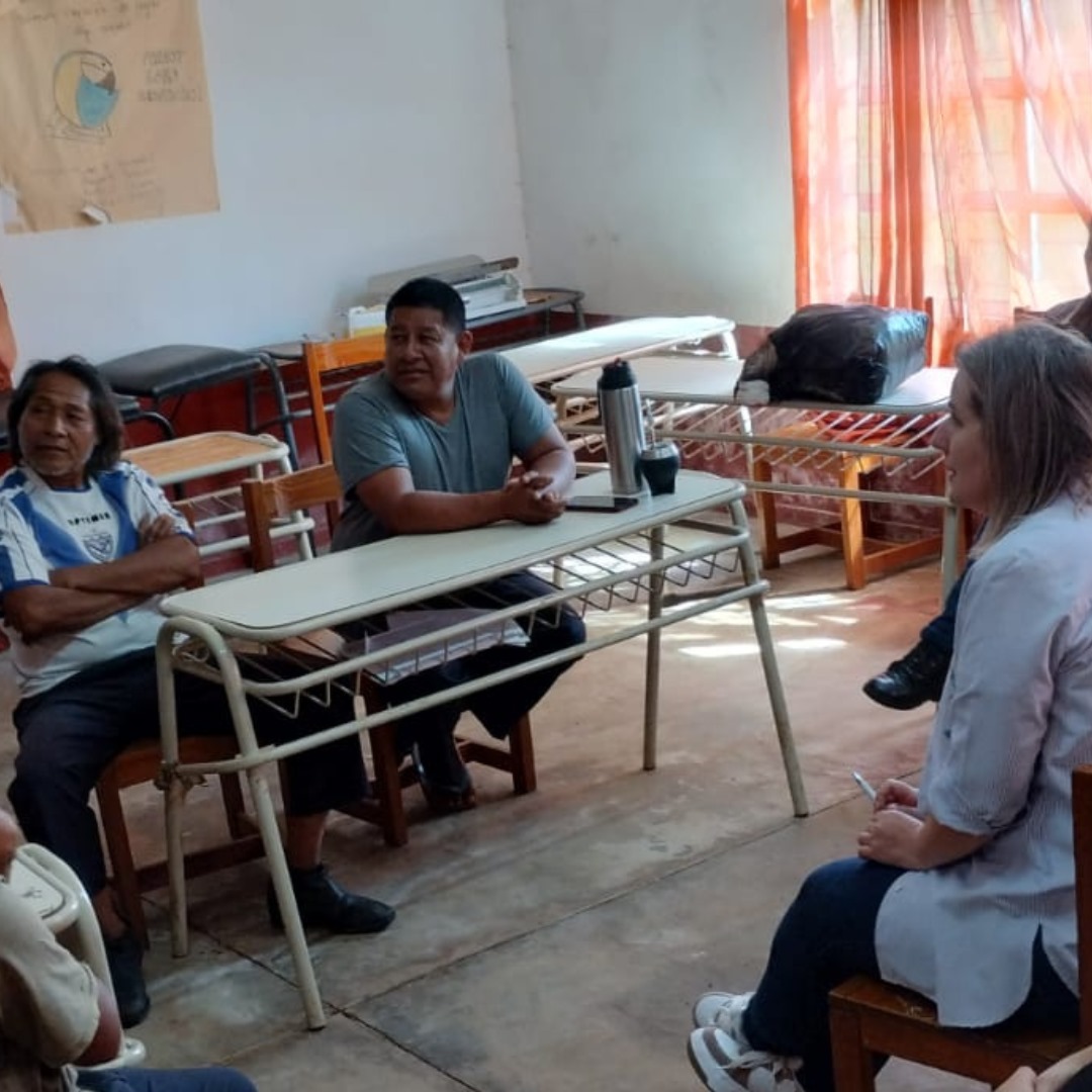 Reunión con Representantes de las Comunidades Mbyá Guaraní del Valle del Cuña Pirú.