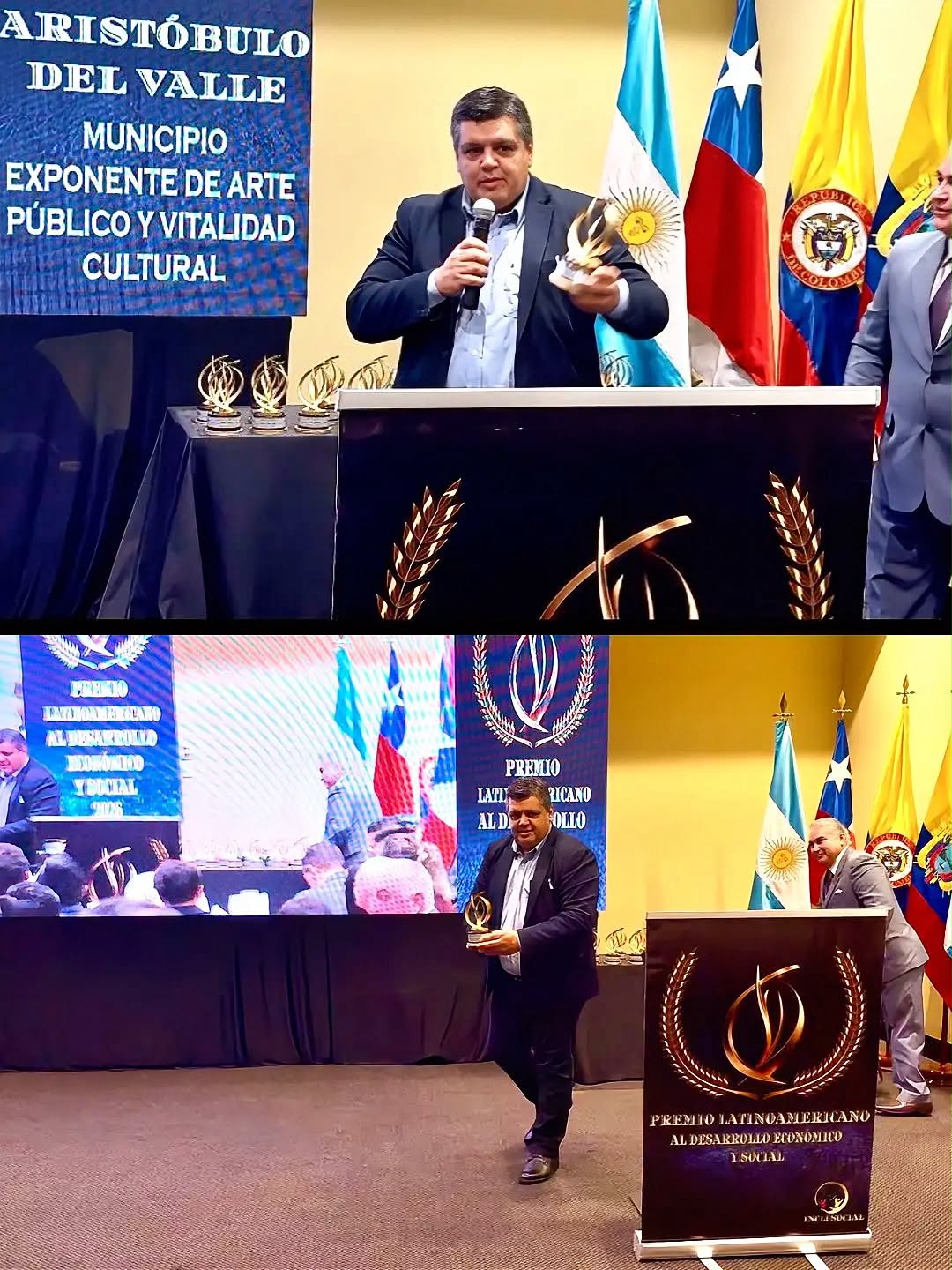 Aristóbulo del Valle recibe reconocimiento internacional