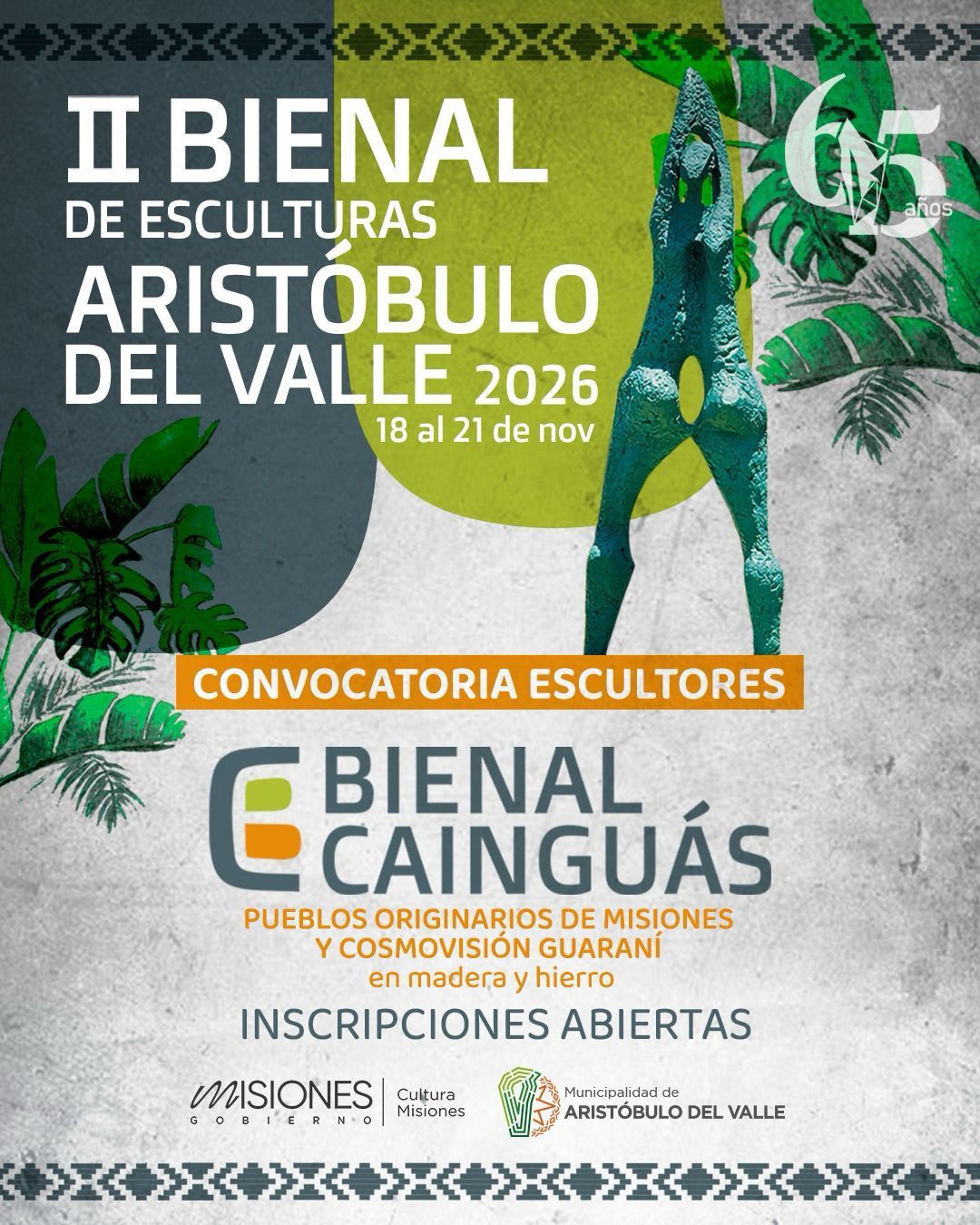 II BIENAL CAINGUÁS DE ESCULTURA 2026